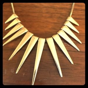 Gold Spiked Necklace